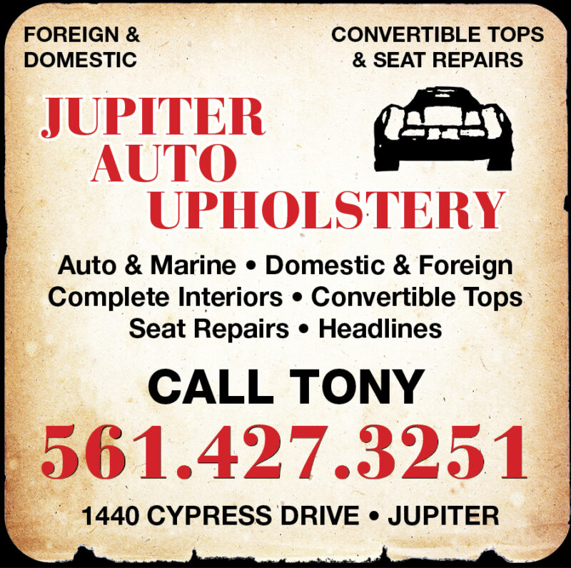 Jupiter Auto Upholstery My Living Media