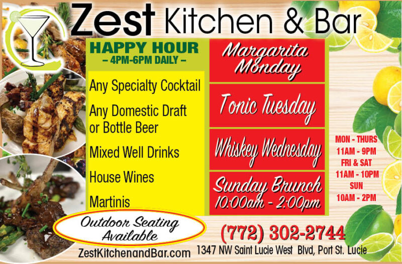 zest kitchen and bar about